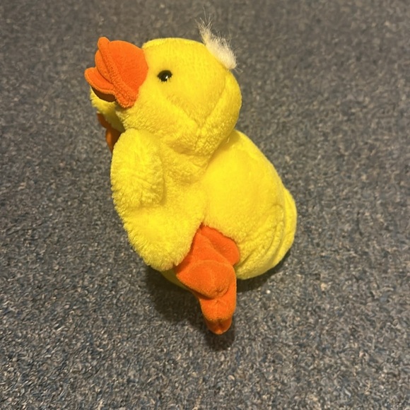 1994 Plush Creations Inc Duck Plush Yellow 9" Soft Puppet - Picture 2 of 5